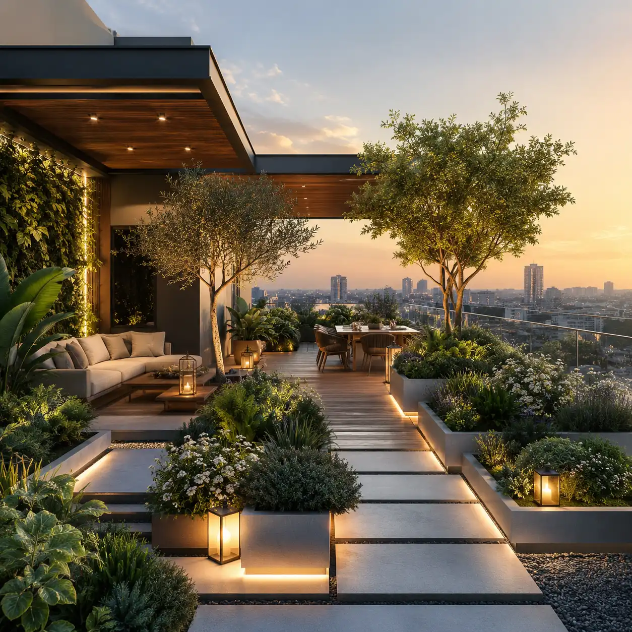 Landscaping and roof garden design by Vortex Elite Solutions