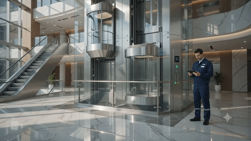 Elevators & Escalators animation